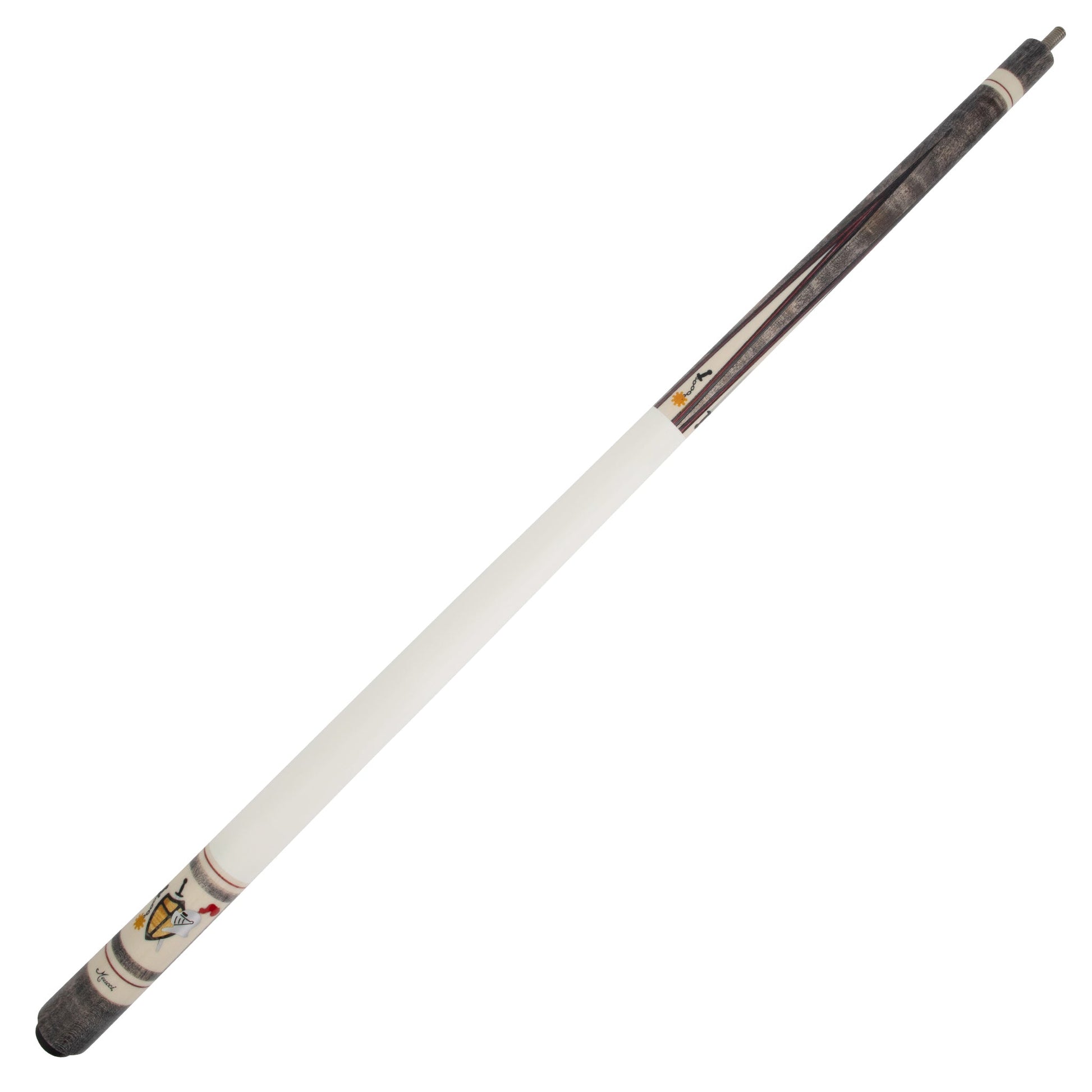Hall of Fame 7 White Meucci Pool Cue Full